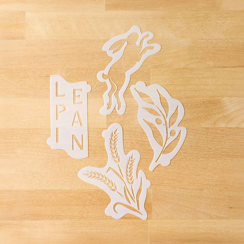 Sourdough Bread Stencils - Provence Inspired